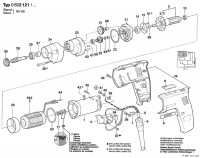 Bosch 0 602 121 101 GR.55 Drill Spare Parts